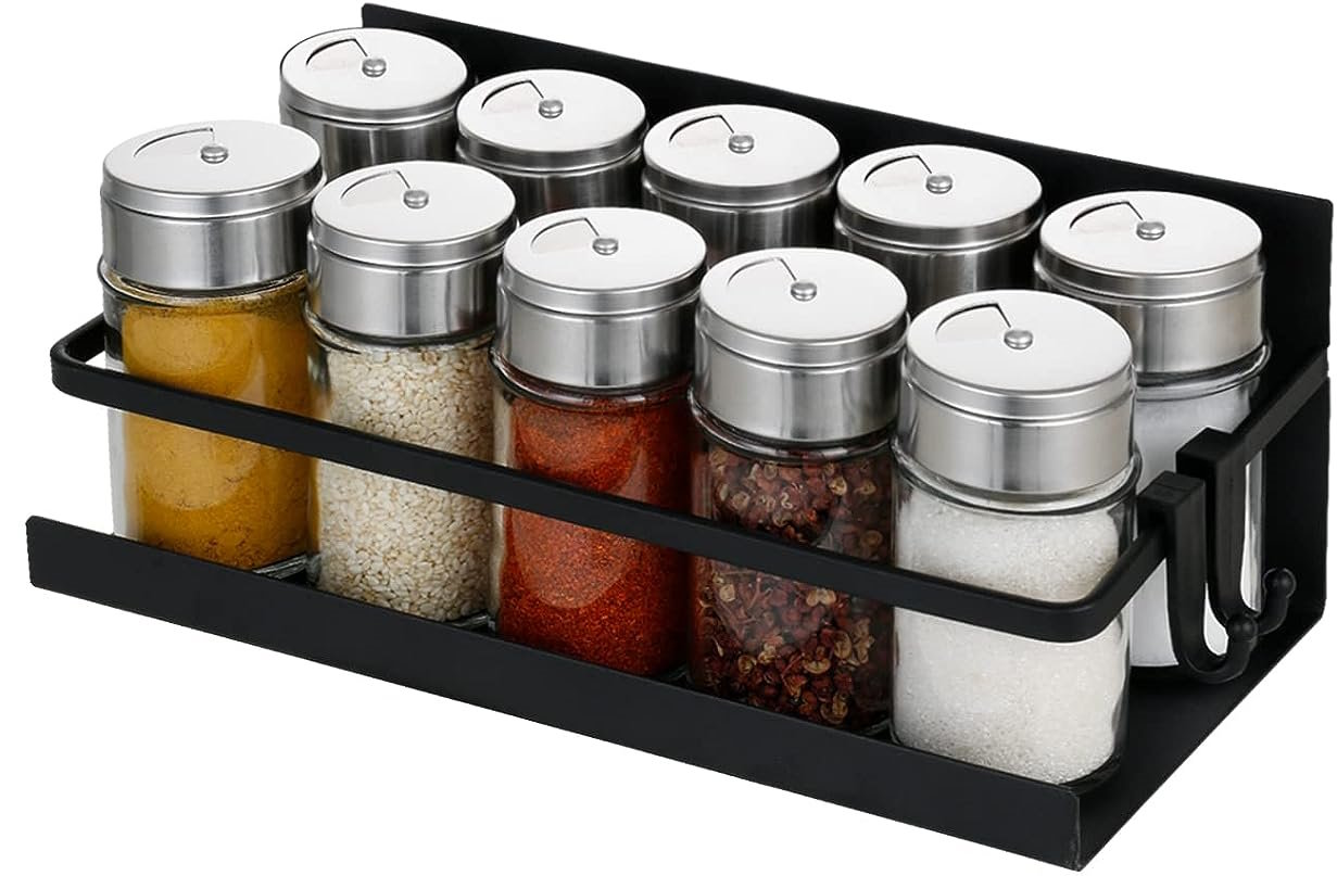 Magnetic spice rack