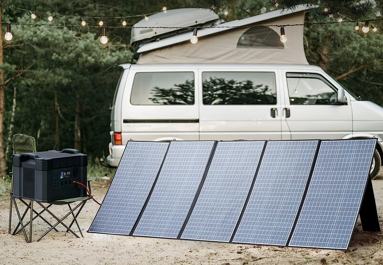 Image of ALLPOWERS 400W Foldable Solar Panel with MC-4 Output XT60/DC Adapter