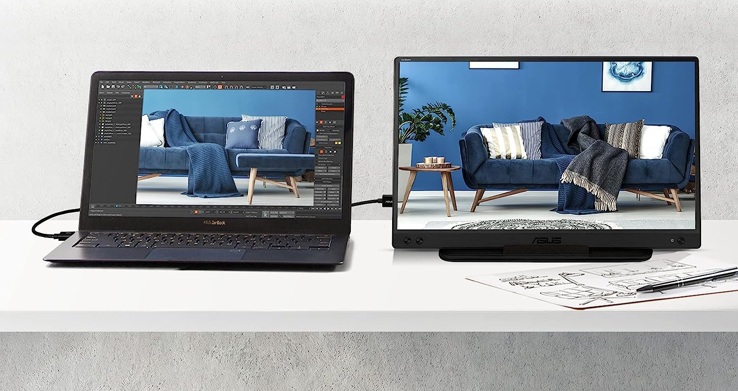 Image of ASUS ZenScreen Portable Monitor 15.6" 1080P
