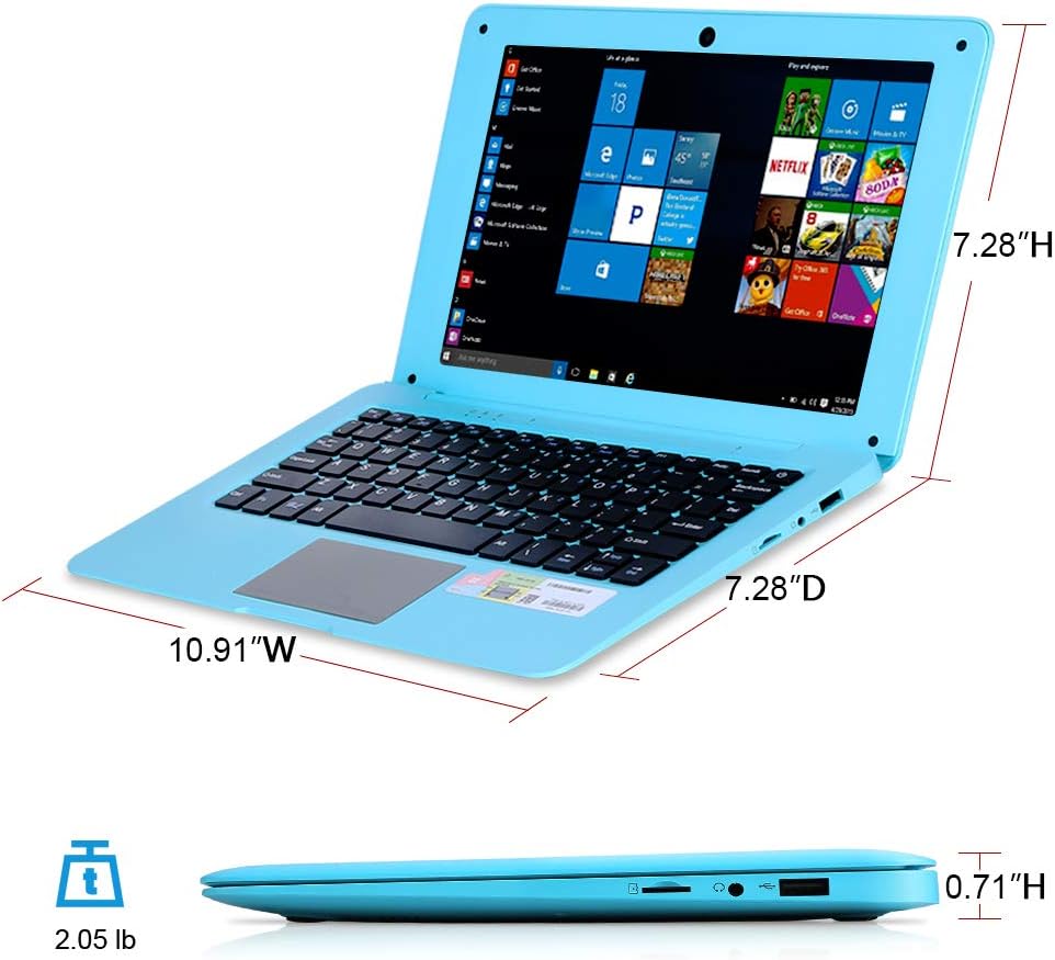 Image of G-Anica 10.1 Inch Windows 10 Laptop