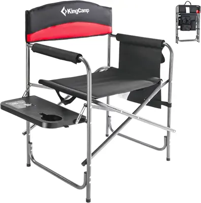 Image of KingCamp Directors Chairs Folding Oversize Camping Chairs for Adults