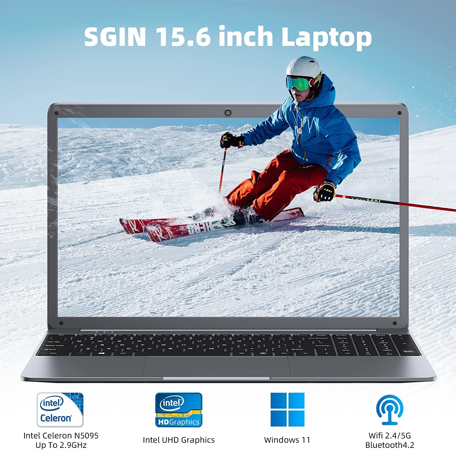 Image of SGIN 15.6 Inch Laptop Windows 11